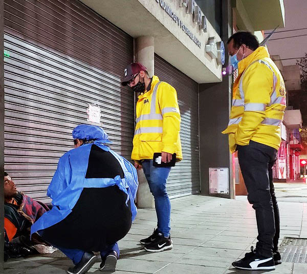 vacunados en la calle