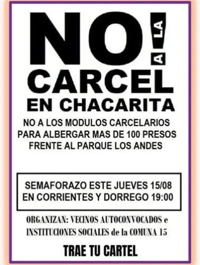 carcelcntainerprotesta